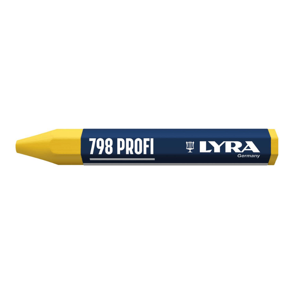 Craie jaune à la cire 798 PROFI 12 mm – LYRA