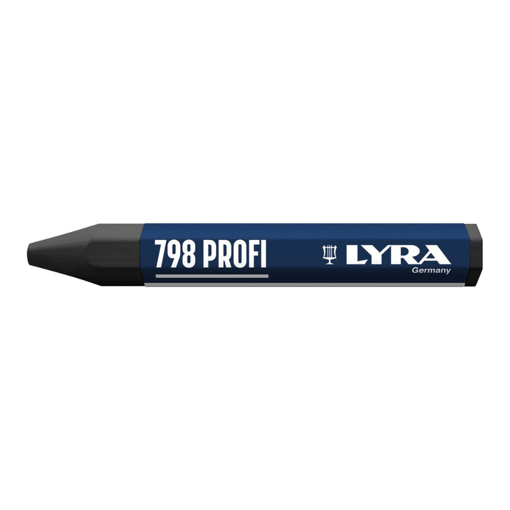 Craie Noir à la cire 798 PROFI 12 mm – LYRA