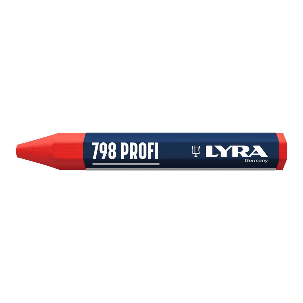 Craie rouge à la cire 798 PROFI 12 mm – LYRA