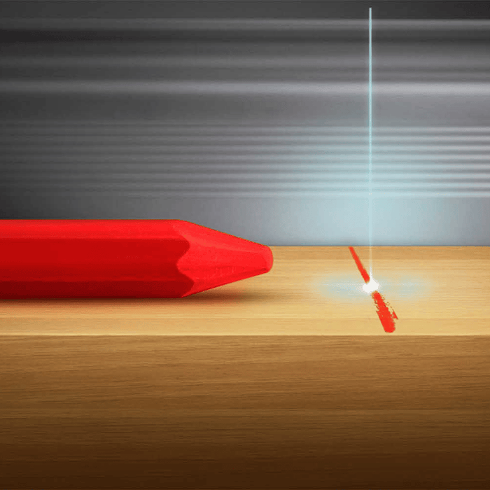 Application des craies rouges luminescentes bois 794 et 798 – LYRA