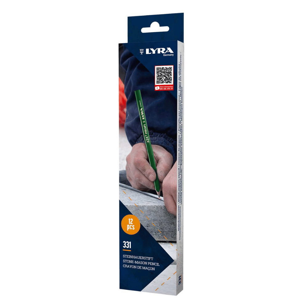 Crayon de maçon LYRA PROFI 331 10H – 240 ou 300 mm - boite de 12