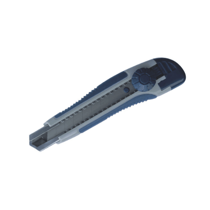 Cutter professionnel bi-matière 18 mm à molette – OUTIBAT