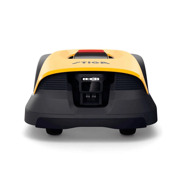 Robot tondeuse autonome Vista A 600 à 2500 m² vue de côté – STIGA
