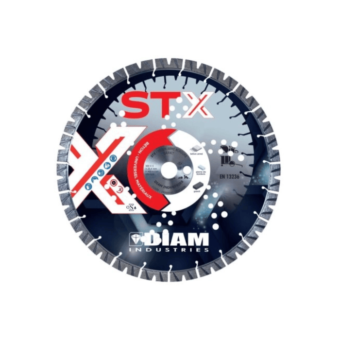Disque diamant STX Ø230 mm béton et granit – DIAM INDUSTRIES