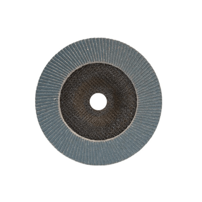 Vue de dos du Disque à lamelles métal Ø125 mm grain 40 à 80 – DIAM INDUSTRIES