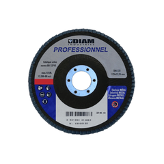 Disque à lamelles métal Ø125 mm grain 40 à 80 – DIAM INDUSTRIES