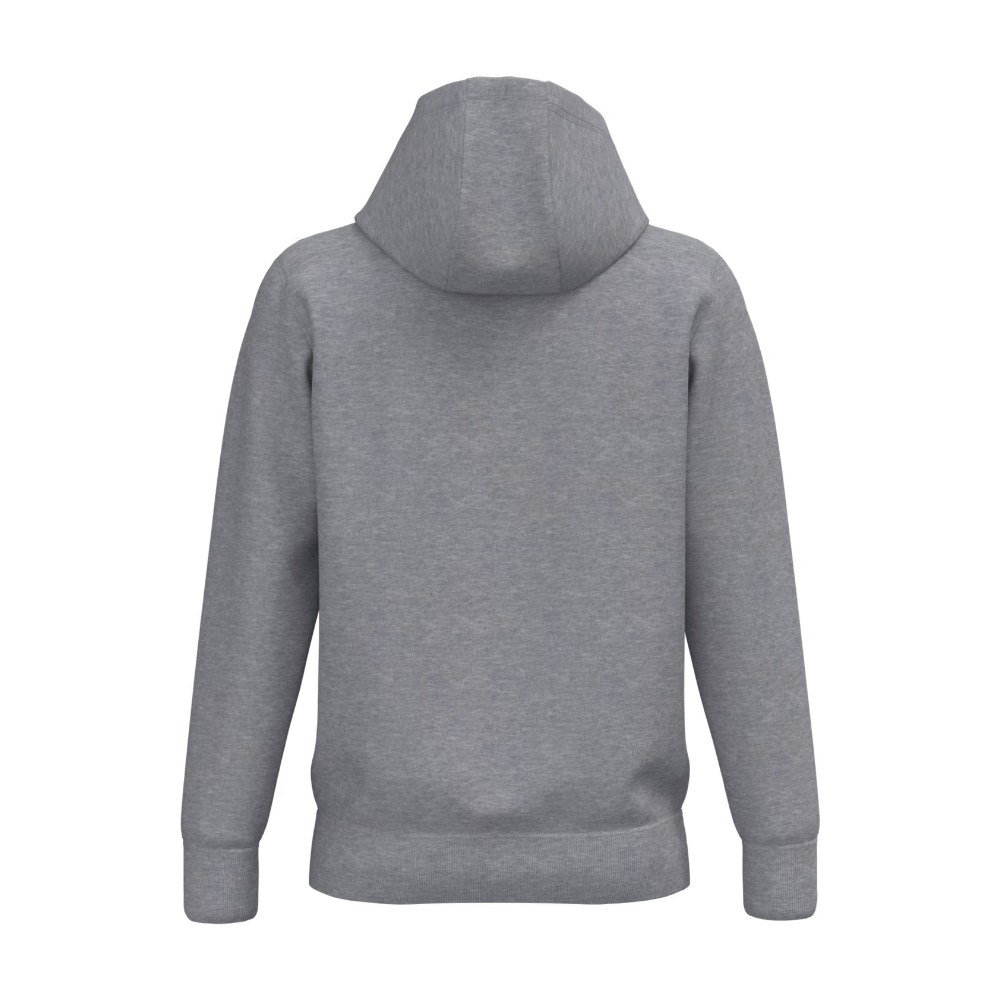 Vue de dos du Sweat-shirt à capuche homme Oxford Grey – Kariban