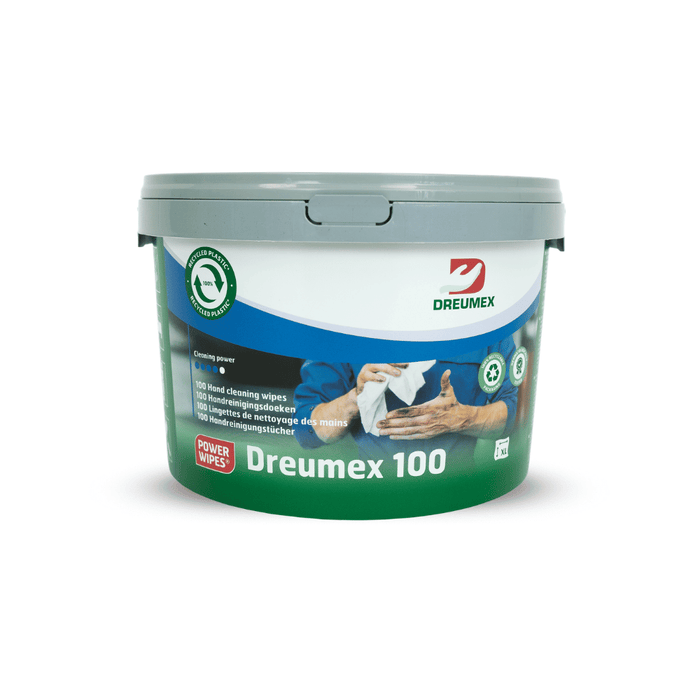 Dreumex 100 – Lingettes nettoyantes mains et outils