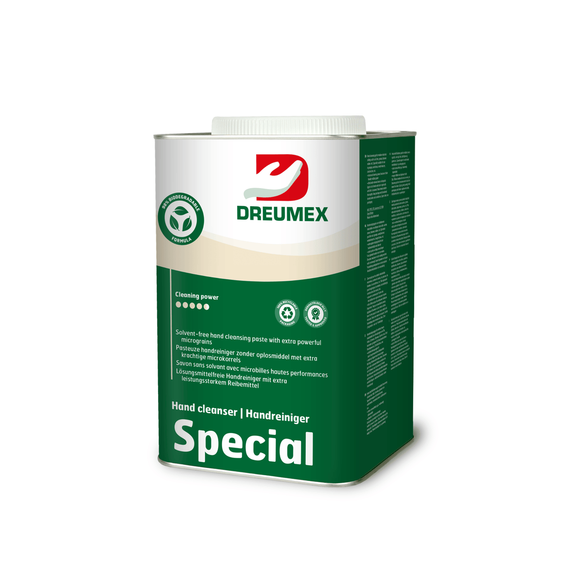 Dreumex Special - Pâte nettoyante pour les mains - Pot / bidon de 4,2Kg