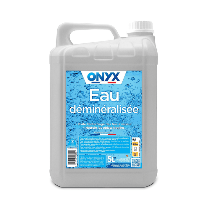 Eau déminéralisée multi-usages – Sans parfum, Lavande, Rose ou Tropical – ONYX