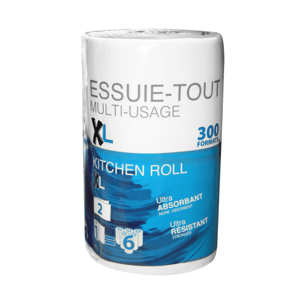 Essuie-tout blanc contact alimentaire Ecolabel 300 formats