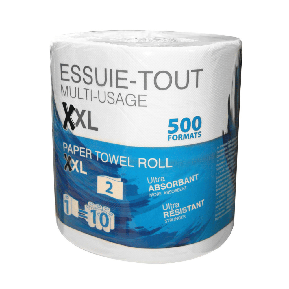 Essuie-tout blanc contact alimentaire Ecolabel 500 formats