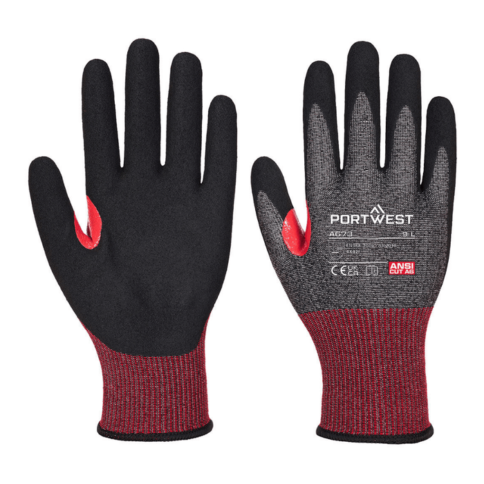 Paire de Gants anti-coupure F nitrile A673 jauge 18 – Portwest