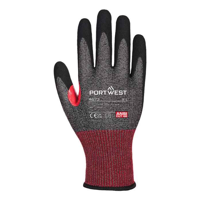 Gants anti-coupure F nitrile A673 jauge 18 – Portwest