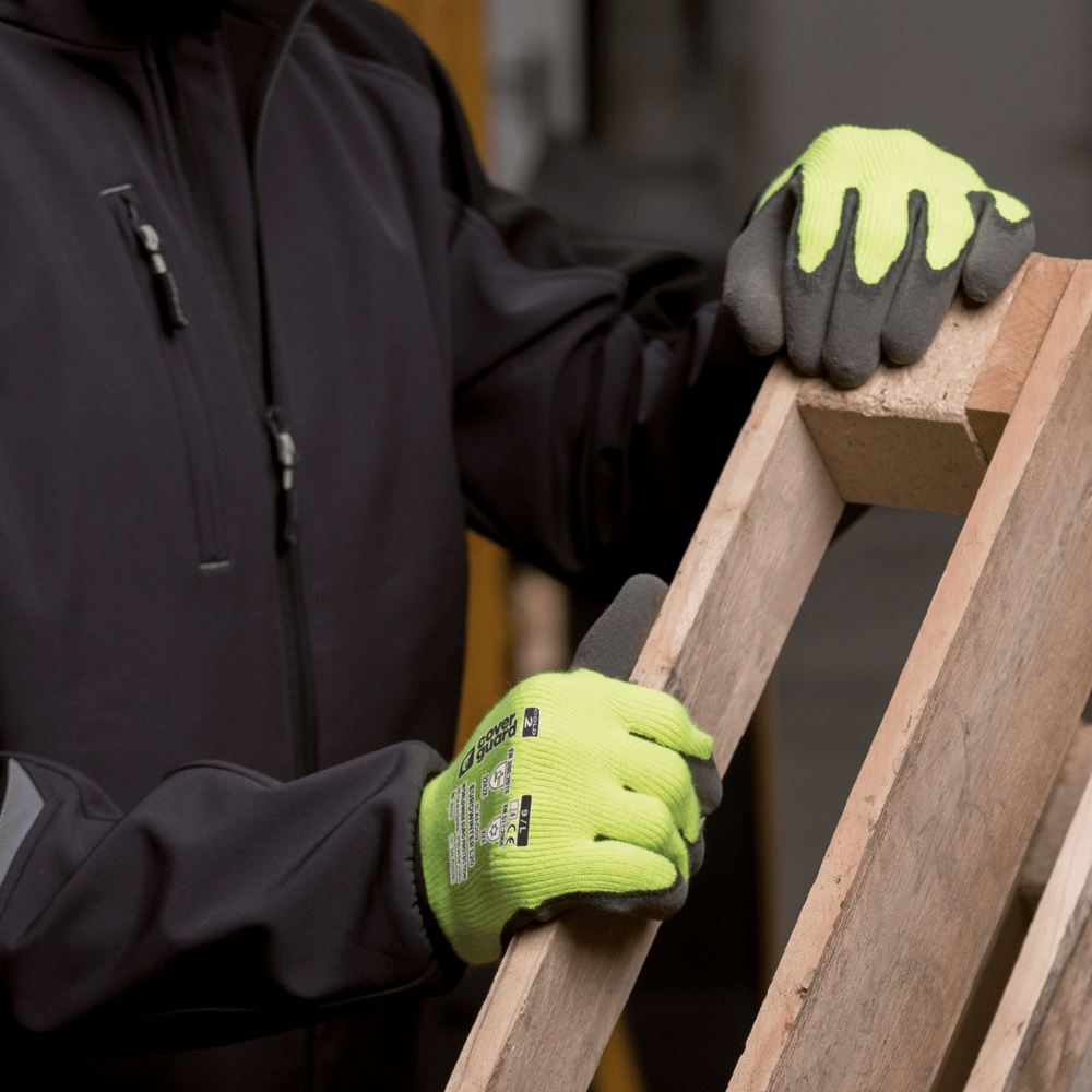 Vue portée du Gants anti-froid EUROWINTER L20 latex – Coverguard