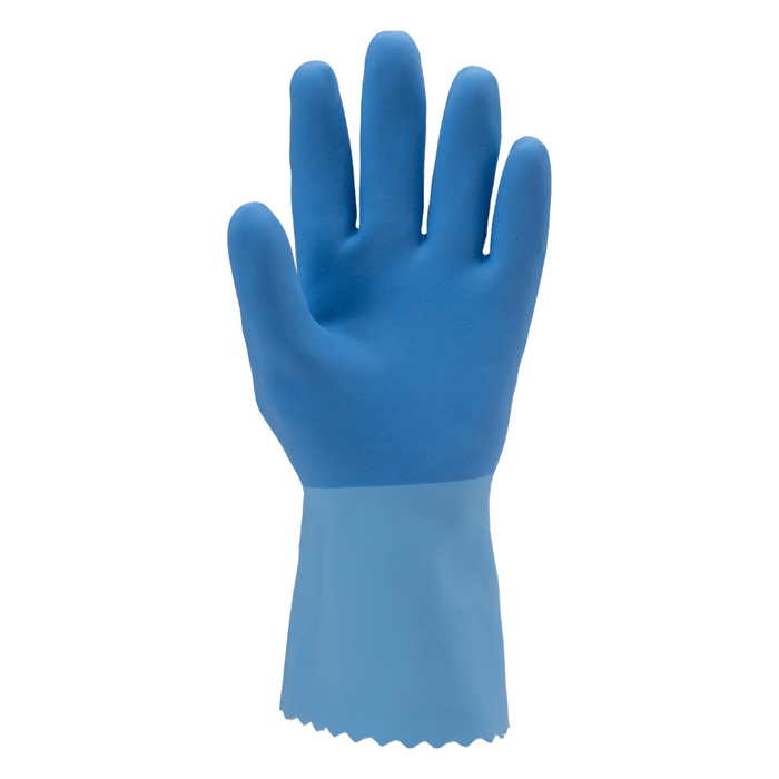 Vue de la paume des Gants chimiques EURODIP 5220 latex 30 cm – Coverguard
