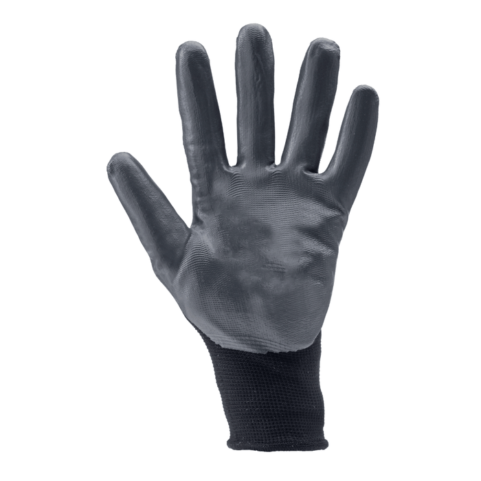 Vue de la paume du Gants nitrile EUROLITE 1NIBB J13 – Coverguard