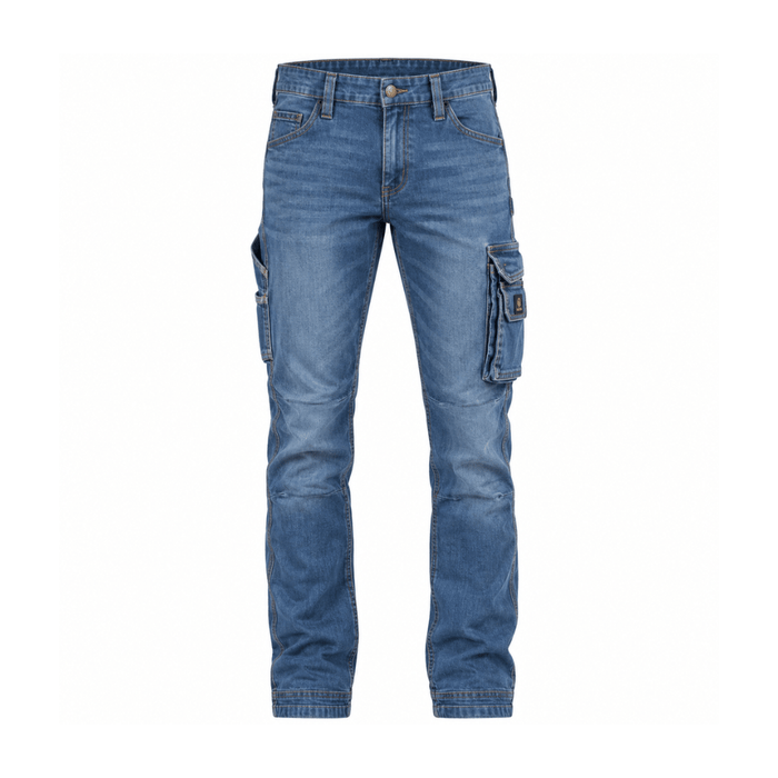 Jean de travail JOB multipoches stretch bleu – Rica Lewis