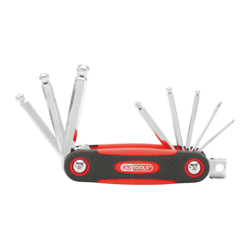 Jeu de clés mâles 6 pans tête sphérique KS TOOLS