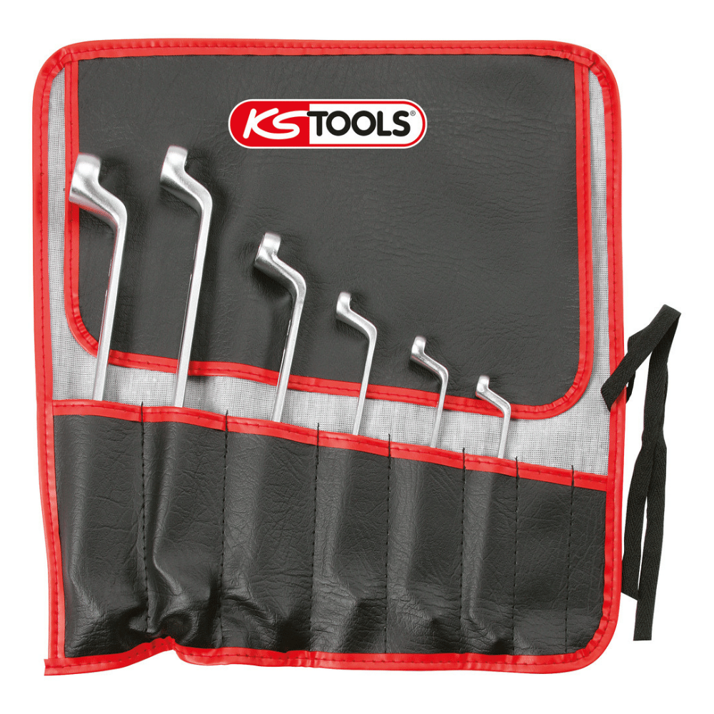 Jeu clés polygonales TORX E contre-coudées KS TOOLS