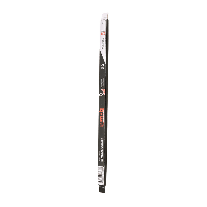 Lot de 5 lames scie à métaux bimétal 300 mm 10 dents/cm – MOB