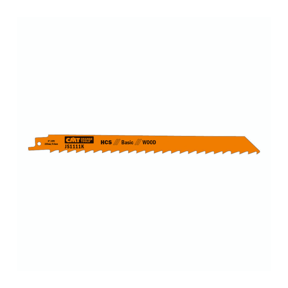 Lame scie sabre CMT JS1111K bois de chauffage 225 mm
