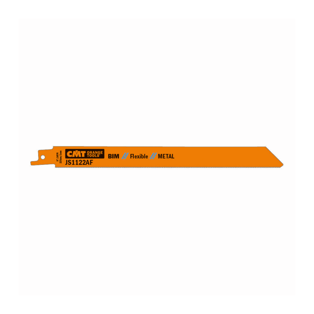 Lame scie sabre CMT JS1122AF métal 24 TPI 225 mm
