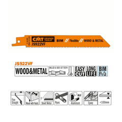 Lame de scie sabre JS922VF - Bois avec clous, coupe droite- CMT