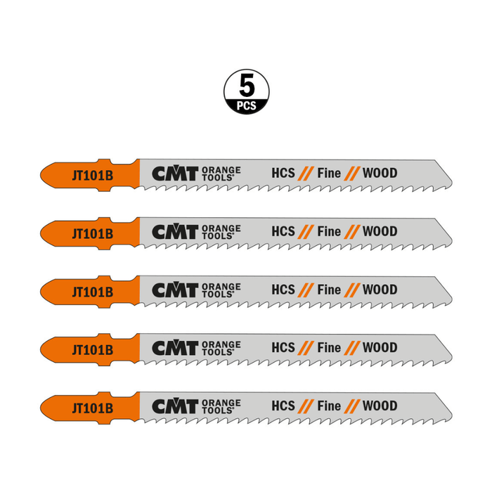 Lame de scie sauteuse JT101B - Bois tendre, coupe droite fine - CMT