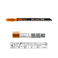Lame de scie sauteuse JT244DDC - Bois dur, coupe curviligne rapide - CMT