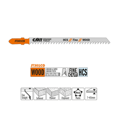 Lame de scie sauteuse JT301CD - Bois tendre, coupe droite - CMT