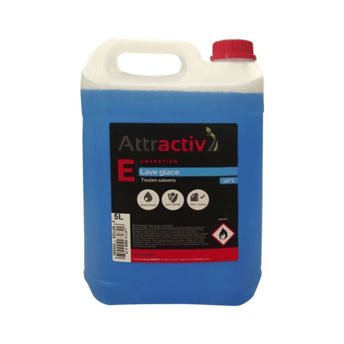 Lave-glace toute saison –20 °C 5 L ATTRACTIV sans méthanol