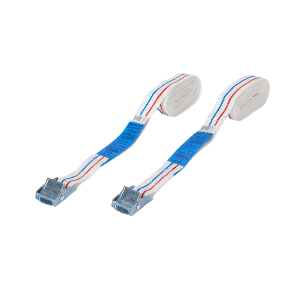 Lot de 2 sangles à came 2,50 m LC 250 daN – COBALTIX