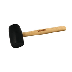Maillet caoutchouc Ø 60 mm manche Hickory - WILMART
