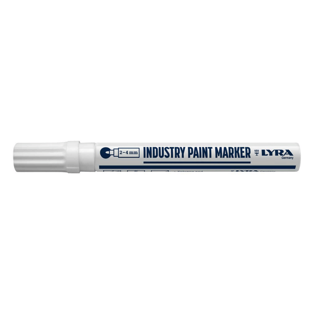 Marqueur peinture LYRA Mark+Sign 4040 – 2 à 4 mm - Blanc