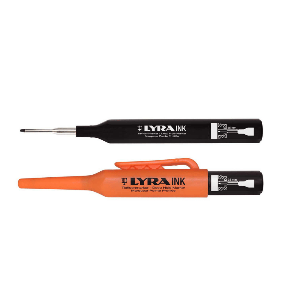 Marqueur trous profonds LYRA INK PROFI – trait 1 mm - Noir
