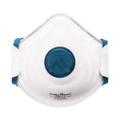 Masque FFP2 à valve blanc x10 – Portwest