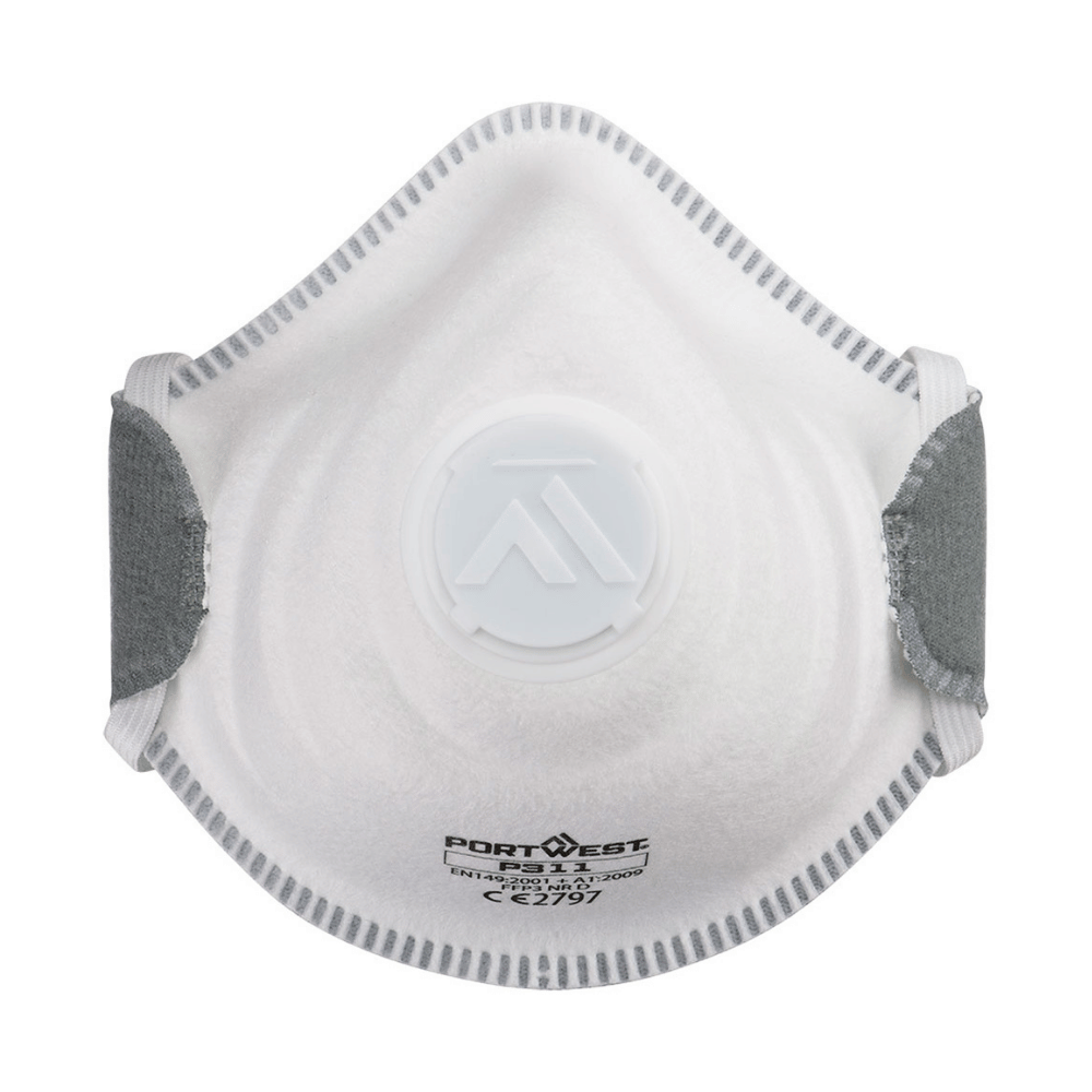 Masque FFP3 à valve blanc P311WHR x10 – Portwest