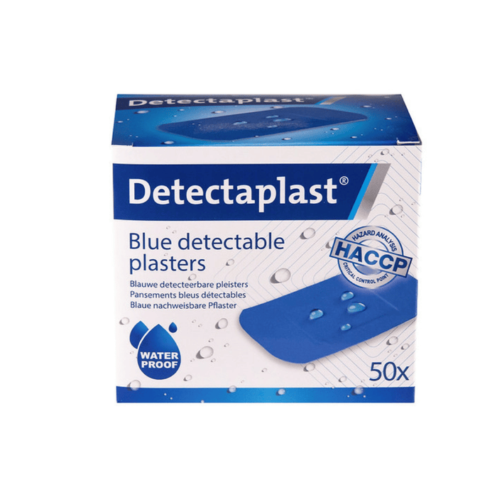 Pansements adhésifs bleus détectables en plastique Detectaplast® – FARMOR