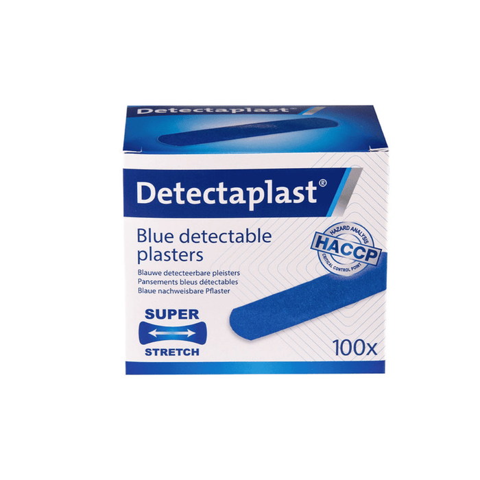 Pansements adhésifs bleus détectables en tissu élastique Détectoplast – FARMOR