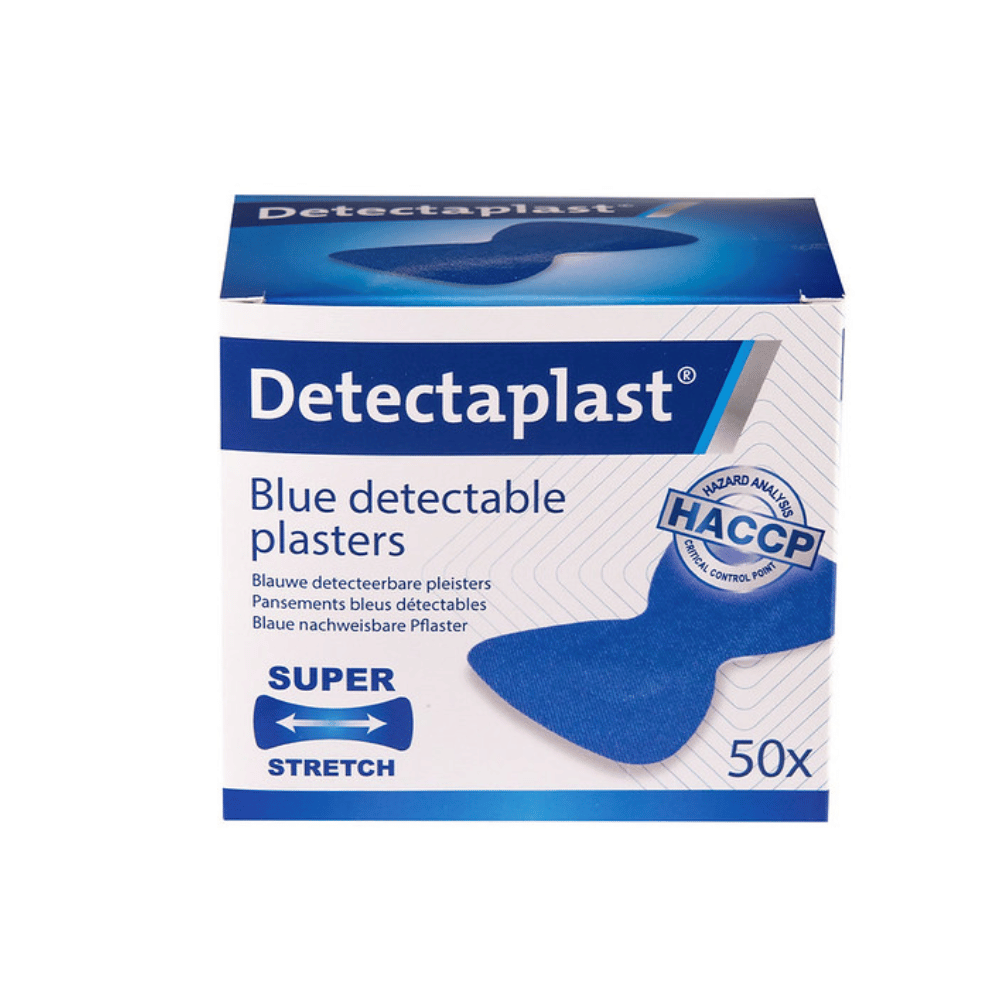Pansements adhésifs bleus détectables en tissu élastique Détectoplast – FARMOR