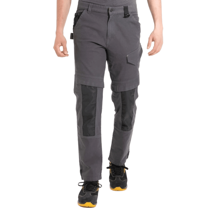 Vue de face du Pantalon charpentier stretch HARDY anthracite – Rica Lewis