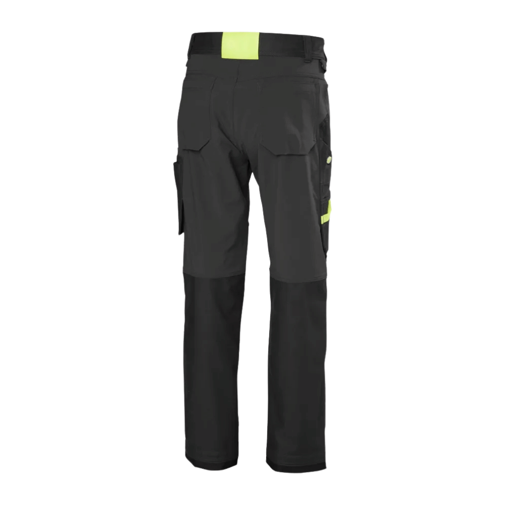 Vue de dos du Pantalon Oxford 4X HH Connect 77395 Ebony – Helly Hansen