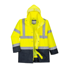 Parka haute visibilité 5-en-1 S768 Jaune/Marine – PORTWEST