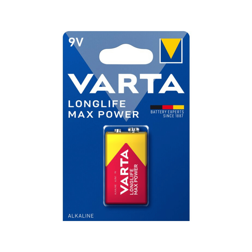 Pile VARTA Longlife Max Power 9 V 6LR61 – 546642