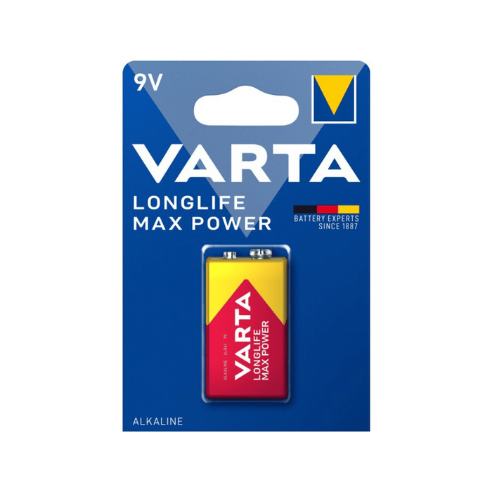 Pile VARTA Longlife Max Power 9 V 6LR61 – 546642