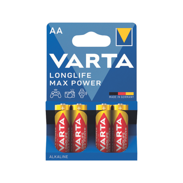 Piles VARTA Longlife Max Power AA LR6 1,5 V x4 – 546591