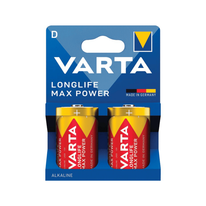 Piles VARTA Longlife Max Power D LR20 1,5 V x2
