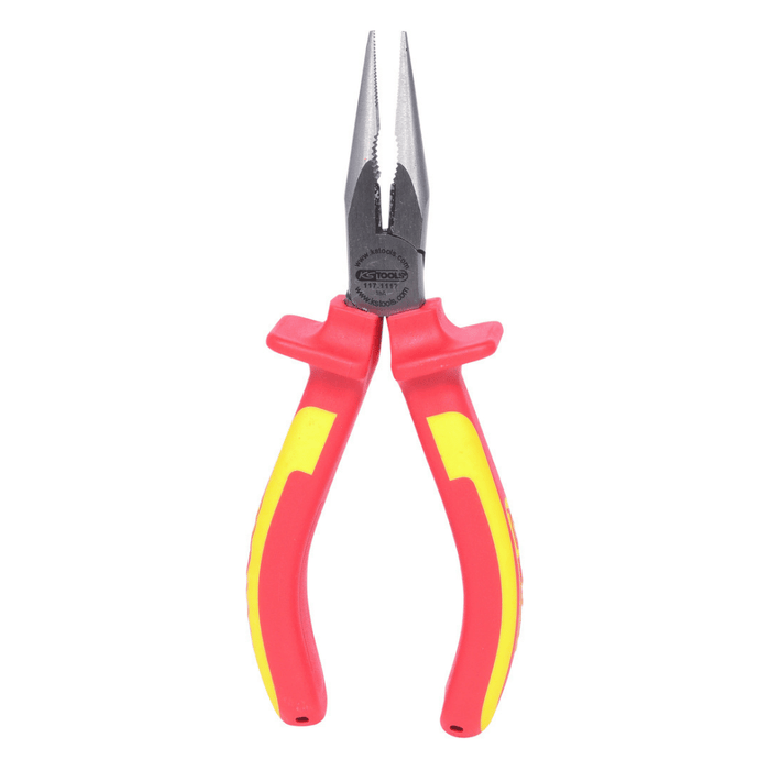 Pince à bec demi-rond droit isolée 1 000 V ERGOTORQUE® 165 mm - KS TOOLS