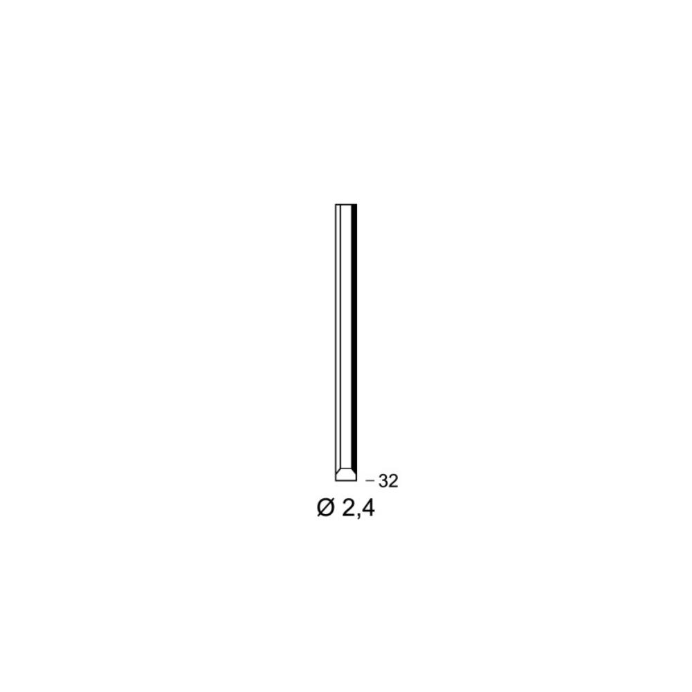 Pointes SD-32 aluminium Ø 2,4 × 32 mm – boîte de 5 000 – ALSAFIX